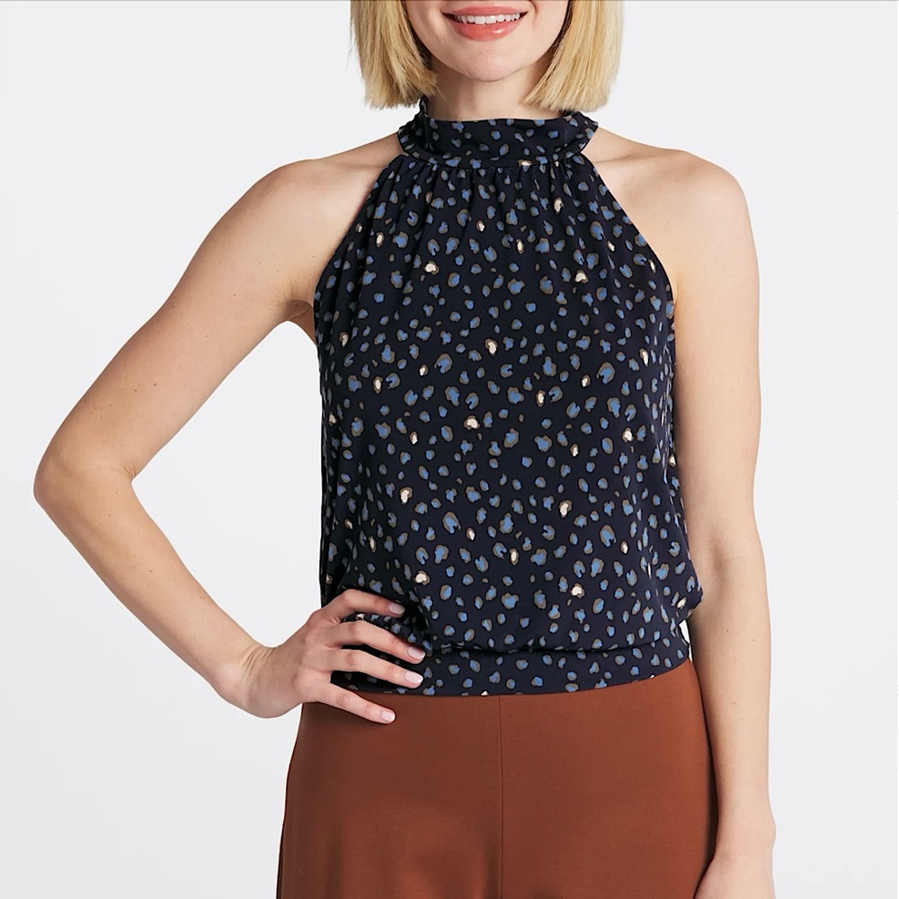 Julya Halter Knit Top